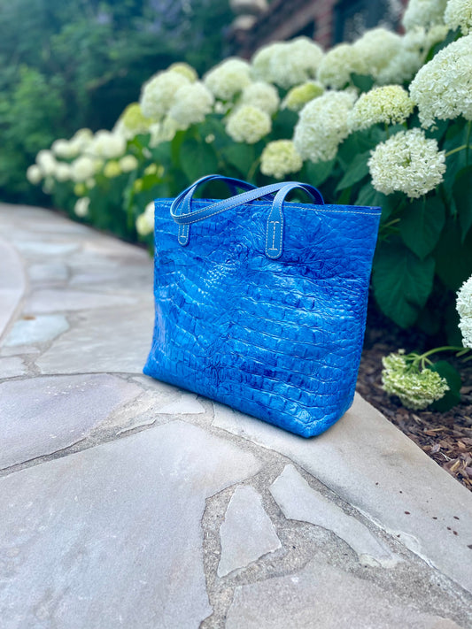 Mary Style Tote in Blue