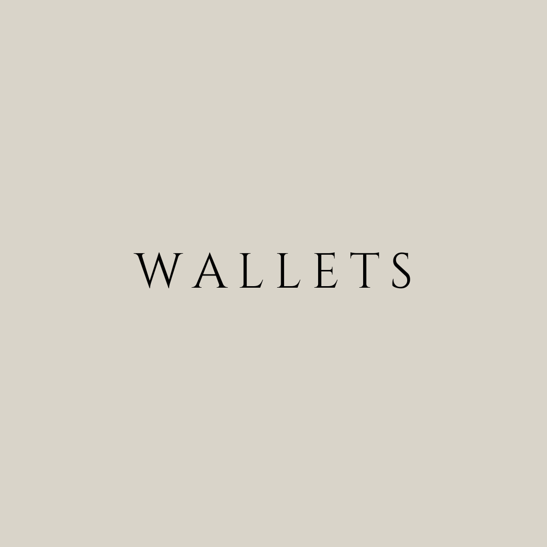 Wallets Collection Title Page