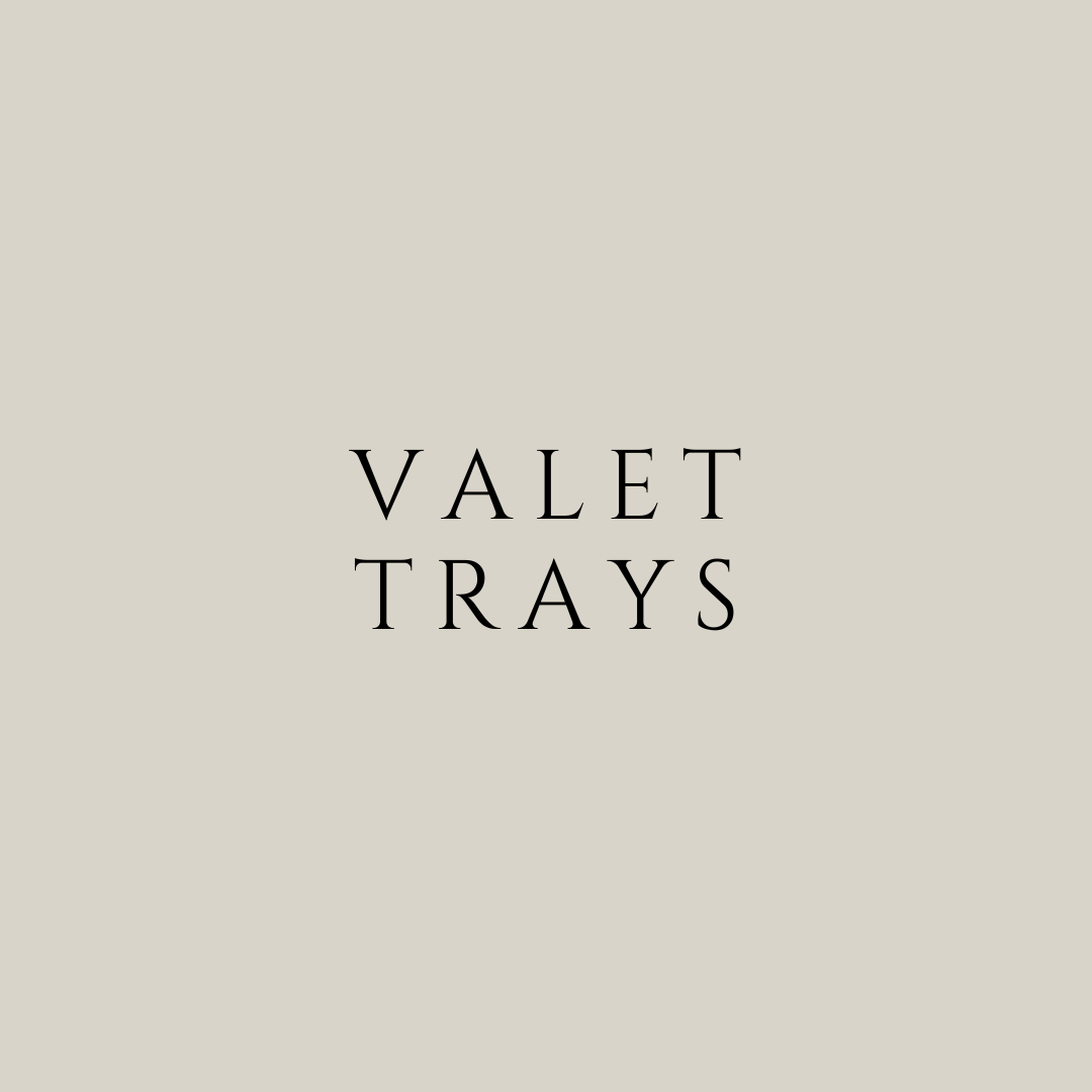 Valet Trays Collection Title Page