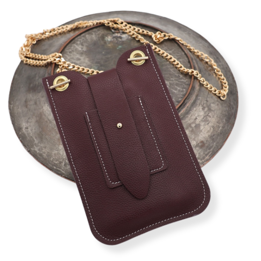 Classic Style Phone Pouch Crossbody