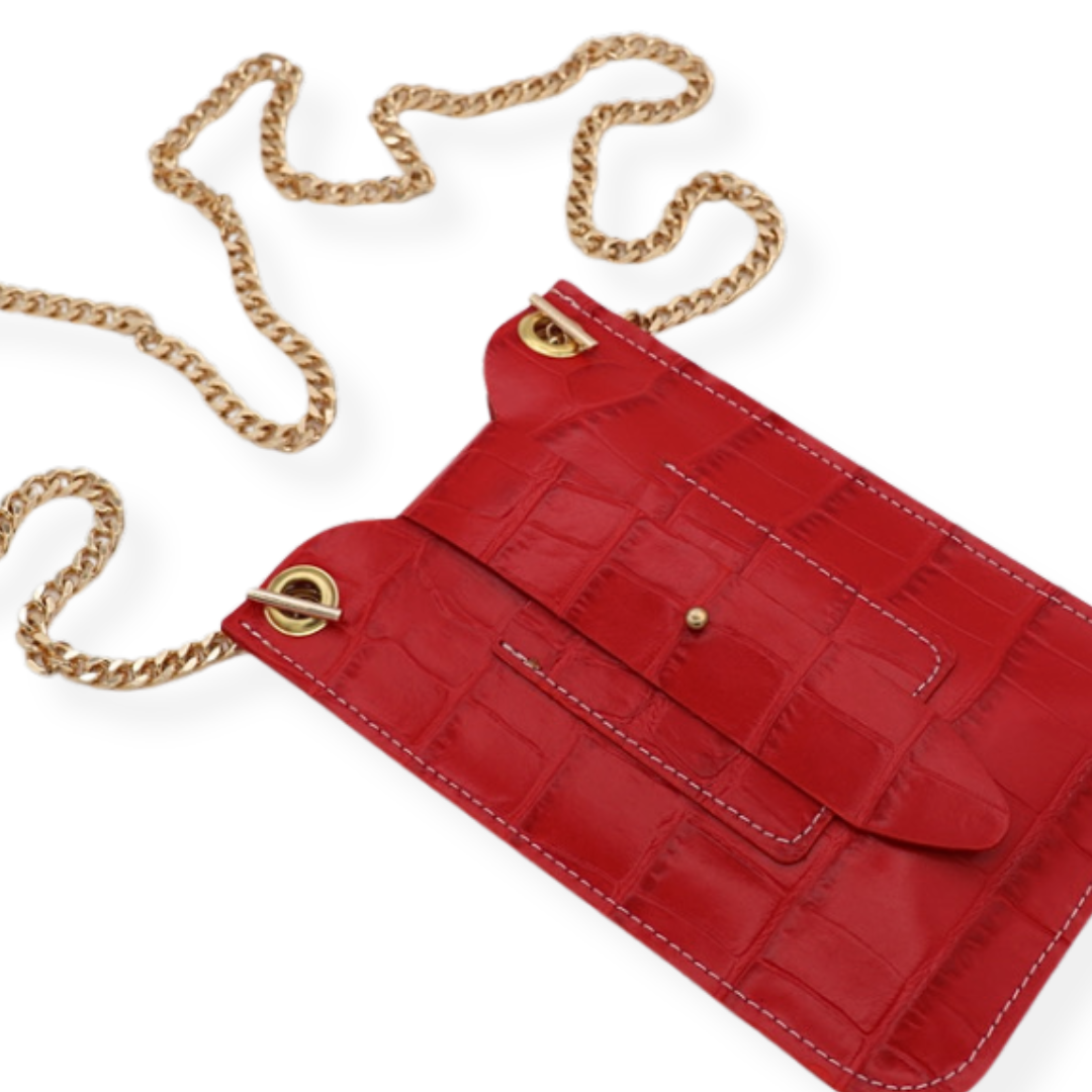 Classic Style Phone Pouch Crossbody