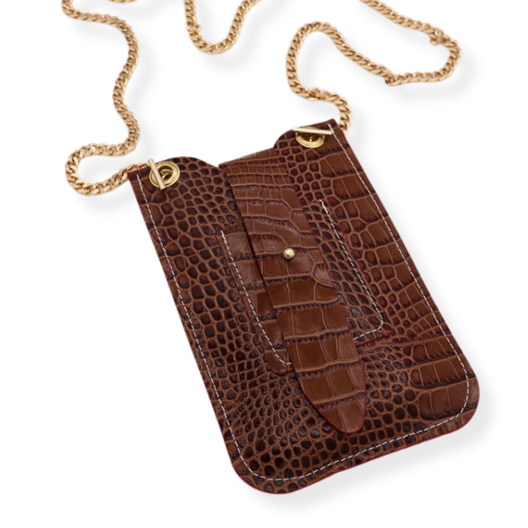 Classic Style Phone Pouch Crossbody