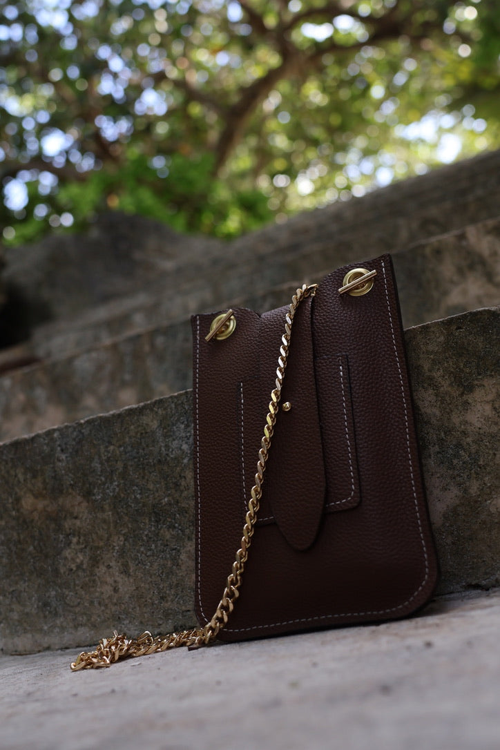 Classic Style Phone Pouch Crossbody