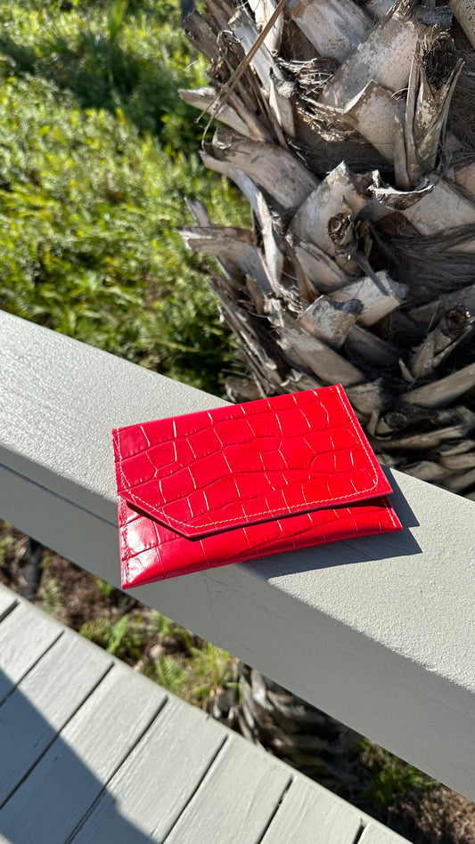 Ruby Style Clutch in Red