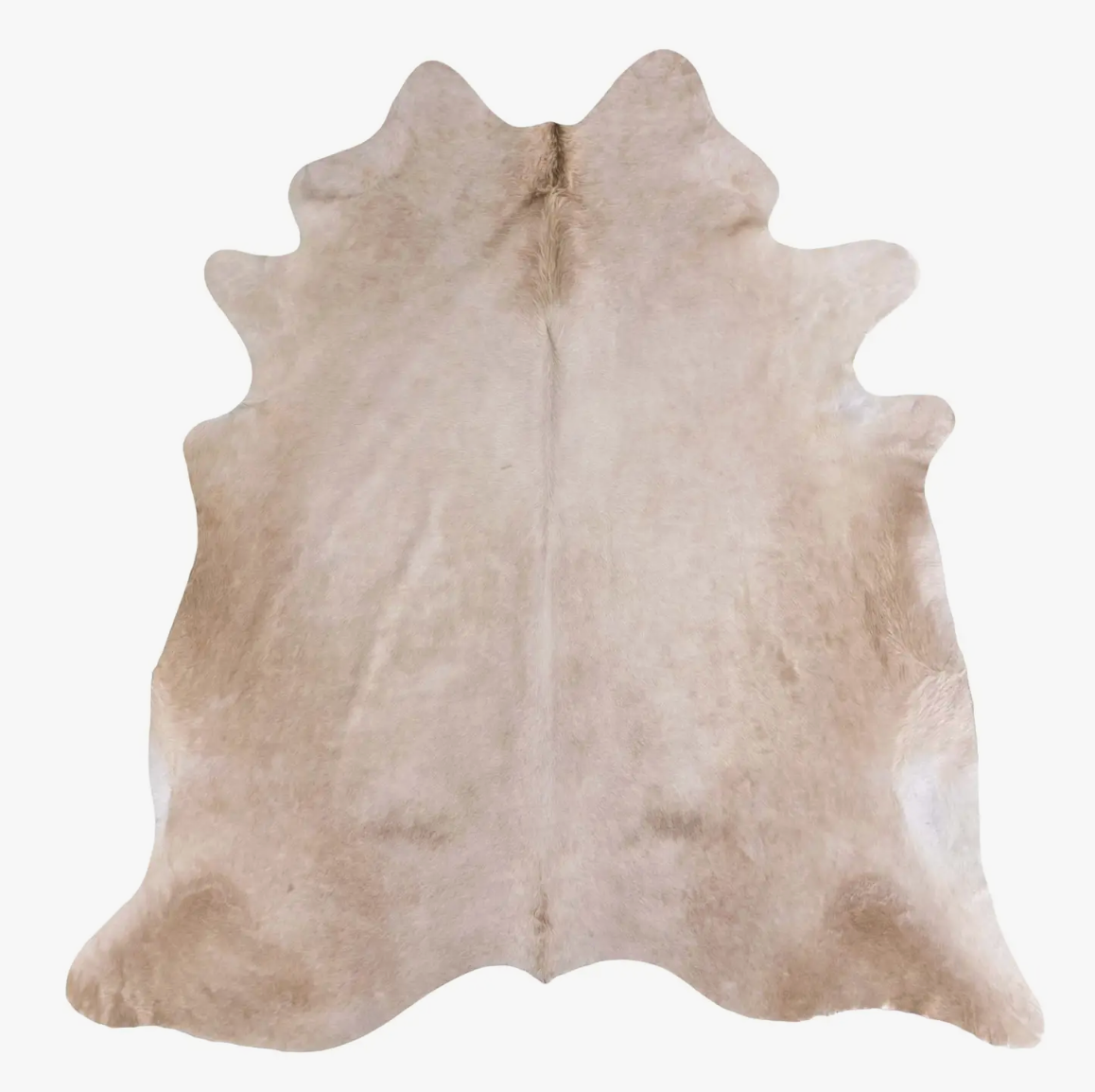 Light Champagne Cowhide Rug
