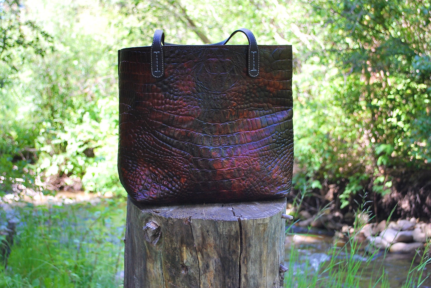 Mary Style Tote Bag in Brown
